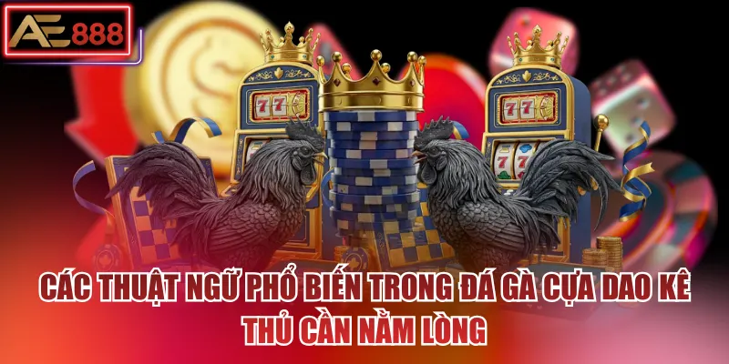 Các thuật ngữ phổ biến trong đá gà cựa dao kê thủ cần nằm lòng